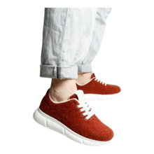 Grand Step Shoes Sneaker Cozy Wool (Wolle, antibakteriell) rostrot Damen